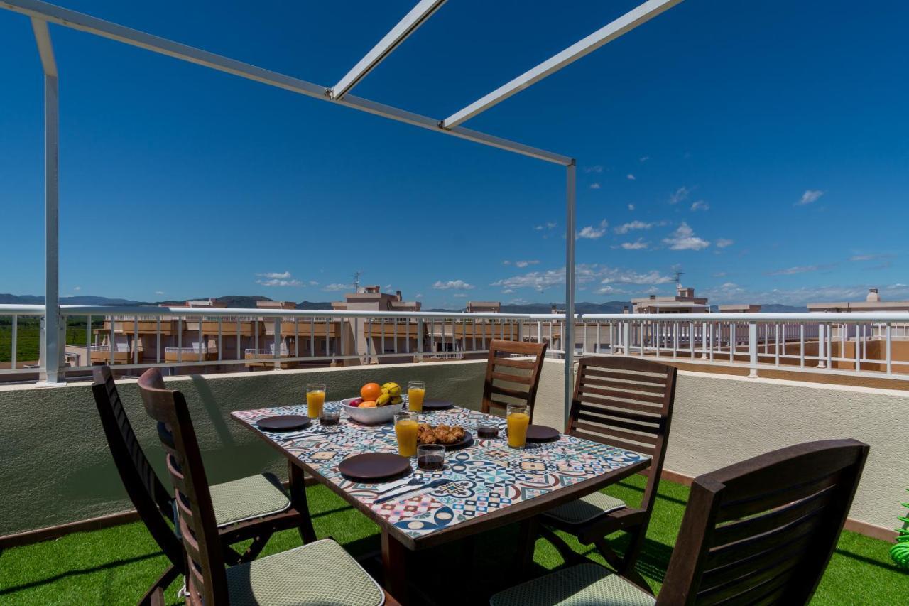 Duplex Penthouse With Terrace. Beach-Pool Canet d'En Berenguer Exteriör bild